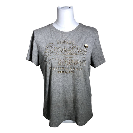 Naisten Superdry - T-paita, koko 40 - Harmaa ()