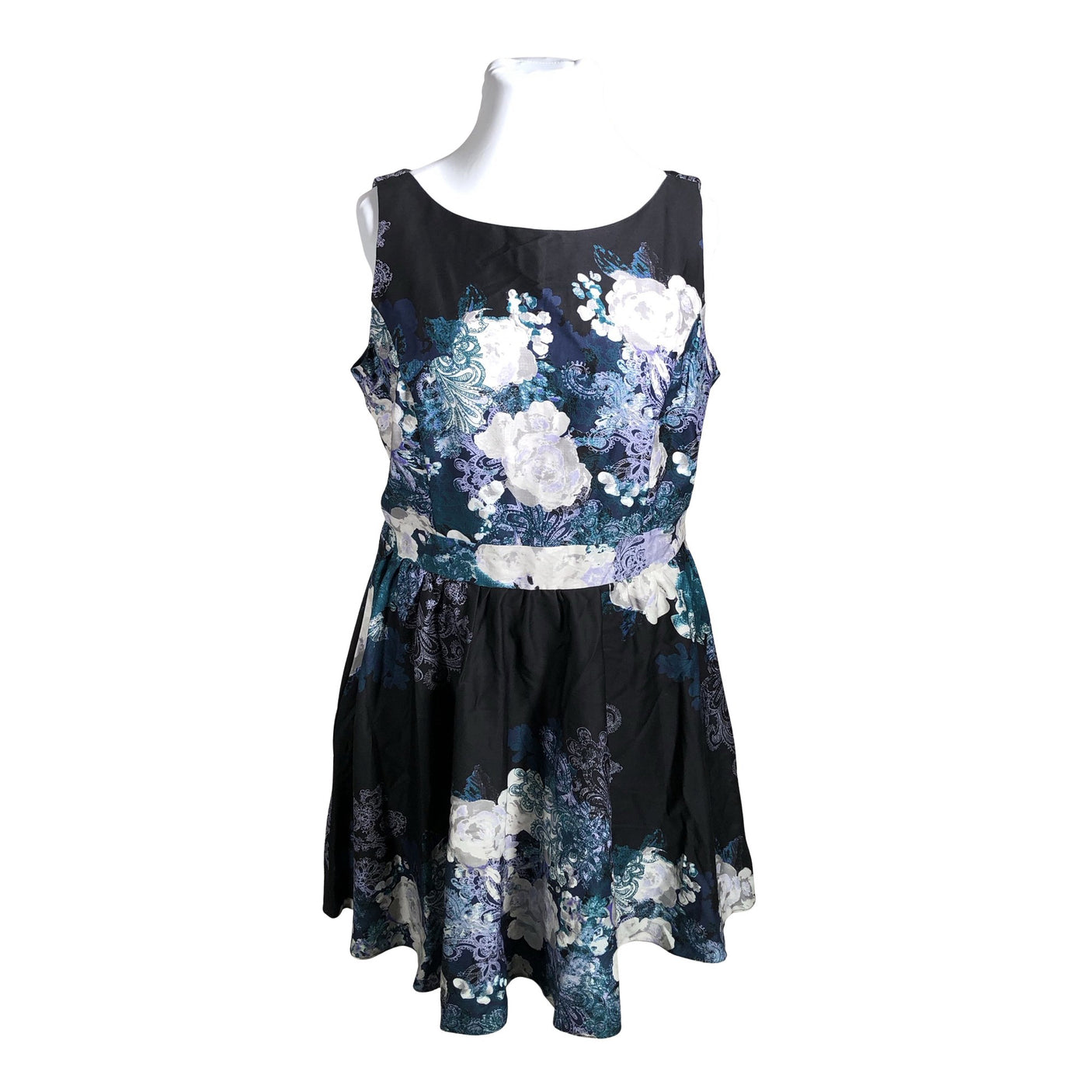 Naisten Lady Vintage - Kangasmekko, koko 44 - Musta (1)