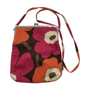Naisten Marimekko - Olkalaukku, koko Midi - Ruskea (1)