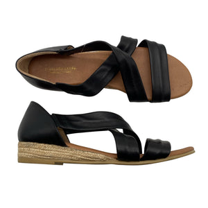 Naisten Shoes like candy - Kiilakorkosandaalit, koko 40 - Musta (1)