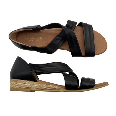 Naisten Shoes like candy - Kiilakorkosandaalit, koko 40 - Musta ()