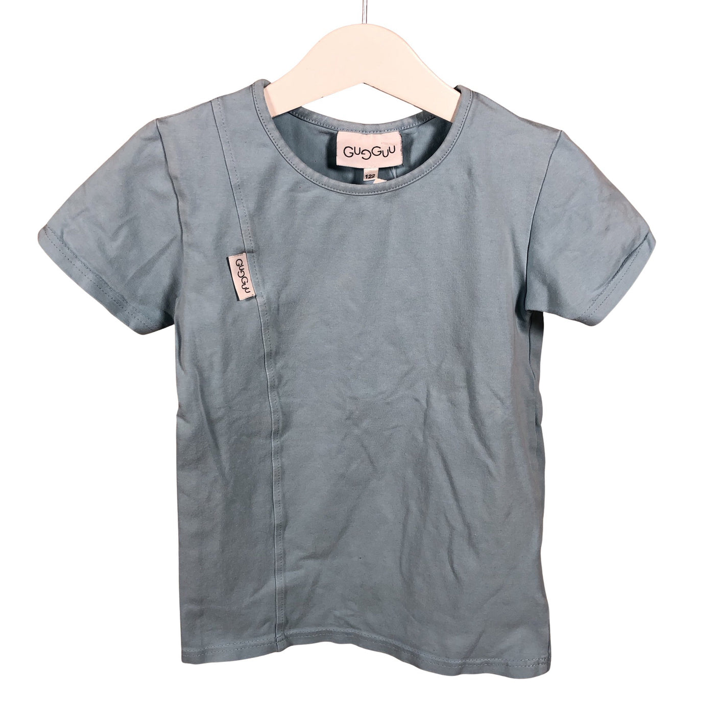 Unisex Gugguu - T-paita, koko 116 - 122 - Vaaleansininen (1)