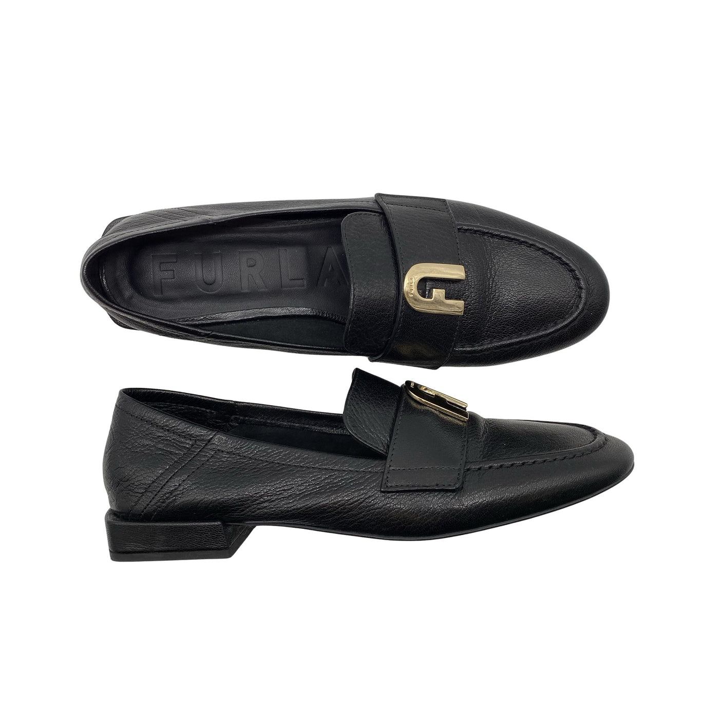 Naisten Furla - Loaferit, koko 39 - Musta (1)
