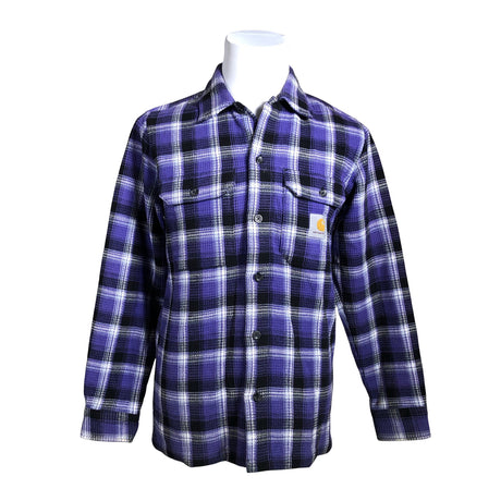 Miesten Carhartt - Flanellipaita, koko S - Sininen ()