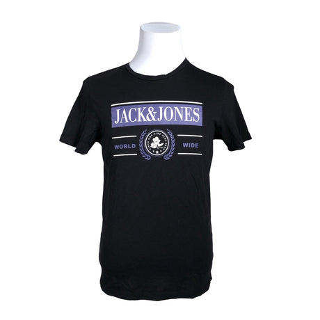 Miesten Jack & Jones - T-paita, koko S - Musta ()