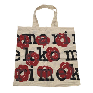 Naisten Marimekko - Ostoskassi, koko Maxi - Viininpunainen (1)