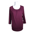 Naisten Your Face - Trikoopaita, koko 38 - Violetti ()
