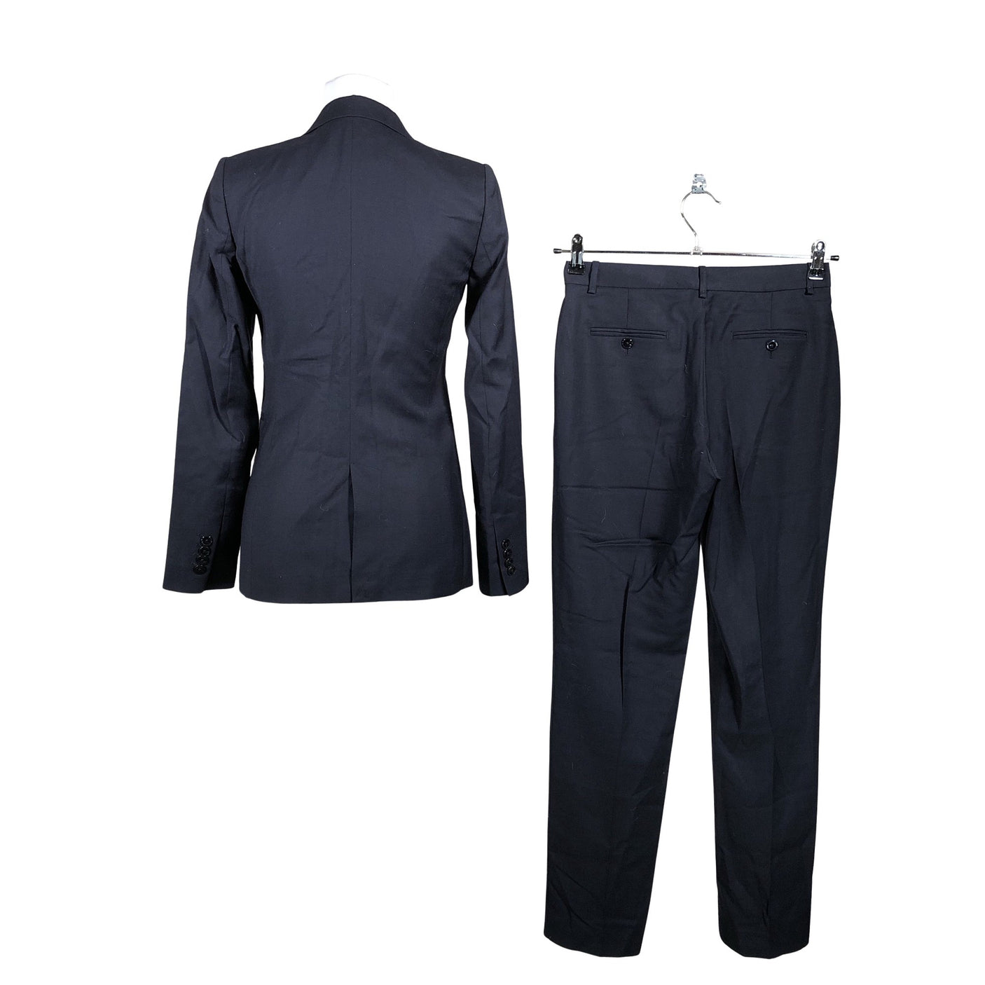 Naisten Massimo Dutti - Jakkupuku, koko 34 - Sininen (2)