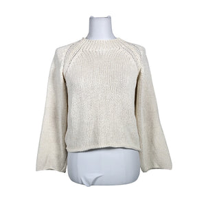 Naisten Massimo Dutti - Neulepaita, koko 34 - Valkoinen (1)