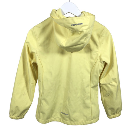 Tyttöjen Icepeak - Softshell-takki, koko 146 - 152 - Keltainen (2)
