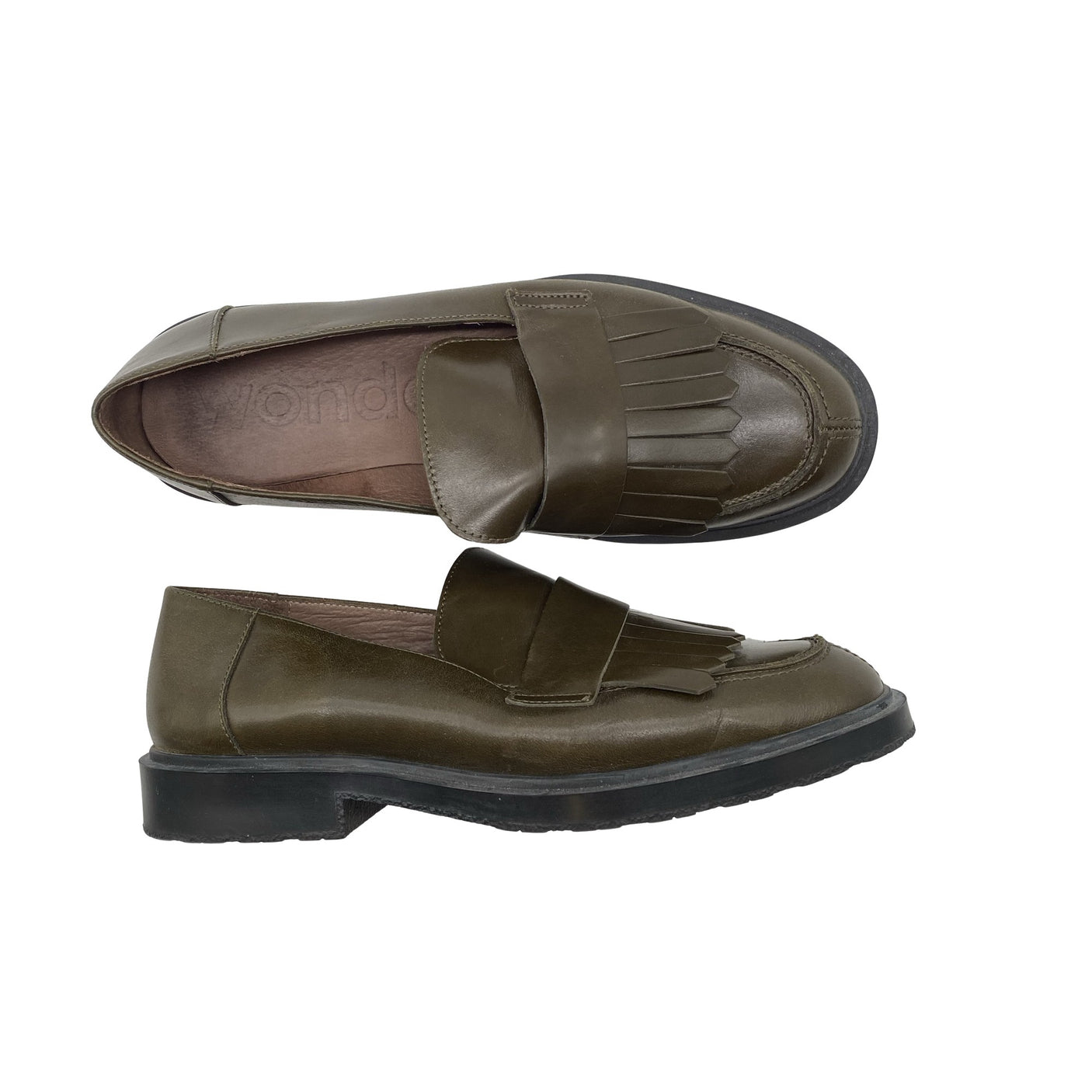 Naisten Wonders - Loaferit, koko 38 - Vihreä (1)