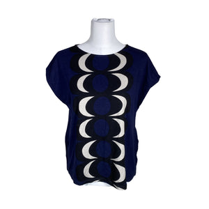 Naisten Marimekko - T-paita, koko 40 - Sininen (1)
