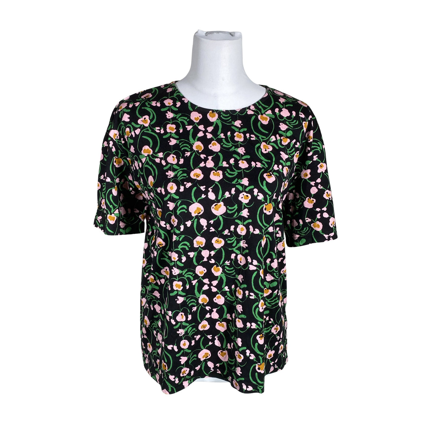 Naisten Marimekko - T-paita, koko 38 - Musta (1)