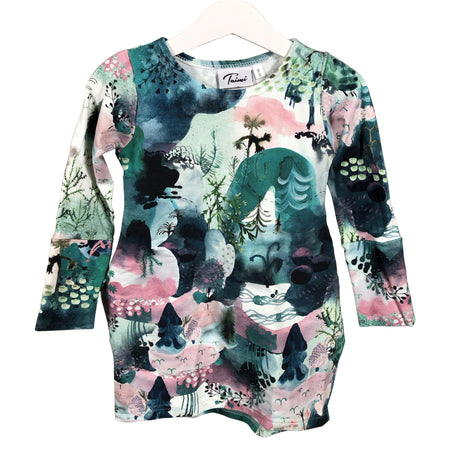 Tyttöjen Taimi - Collegemekko, koko 92 - 98 - Sininen ()