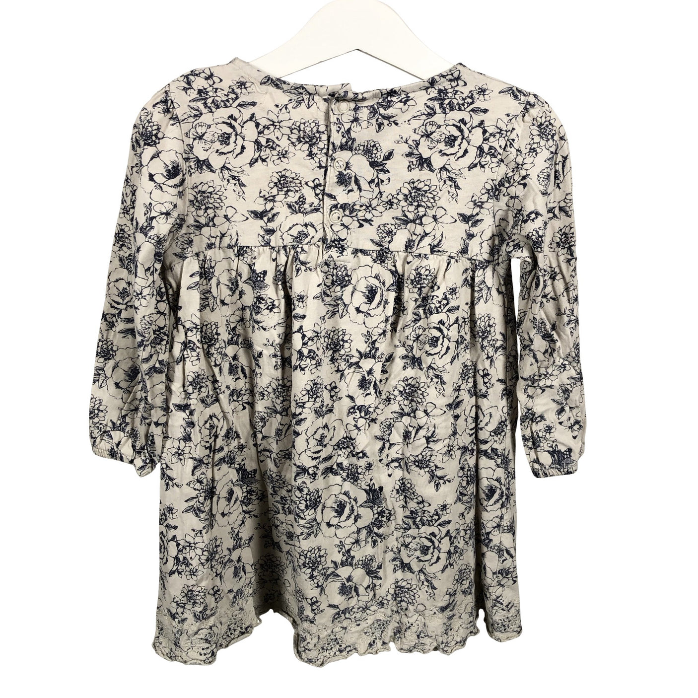 Tyttöjen Newbie - Trikoomekko, koko 92 - 98 - Beige (2)