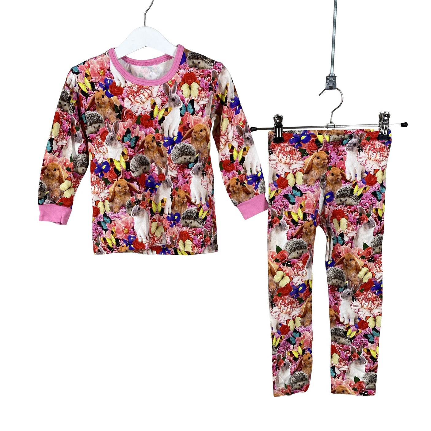 Tyttöjen Handmade - Trikoopaita, koko 110 - 116 - Vaaleanpunainen (1)