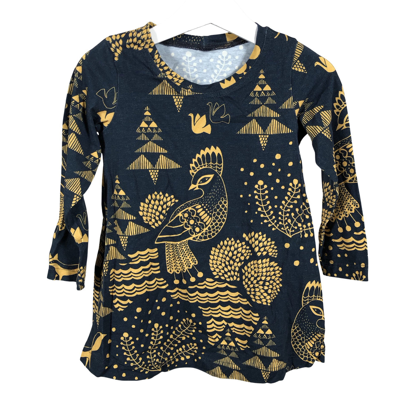 Tyttöjen Handmade - Trikoomekko, koko 92 - 98 - Sininen (1)
