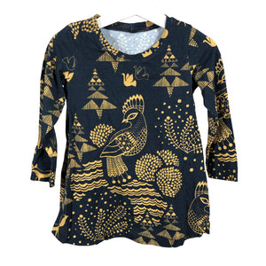Tyttöjen Handmade - Trikoomekko, koko 92 - 98 - Sininen (1)