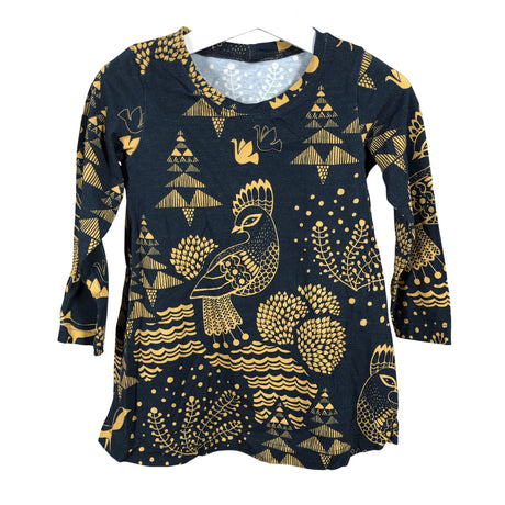 Tyttöjen Handmade - Trikoomekko, koko 92 - 98 - Sininen ()