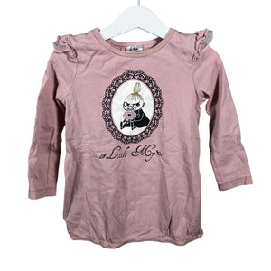 Tyttöjen Moomin by Martinex - Trikootunika, koko 92 - 98 - Vaaleanpunainen (1)