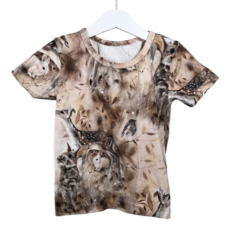 Unisex Handmade - T-paita, koko 98 - 104 - Beige ()
