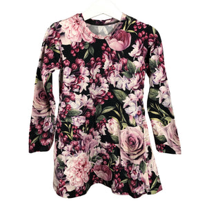 Tyttöjen Handmade - Trikoomekko, koko 110 - 116 - Musta (1)