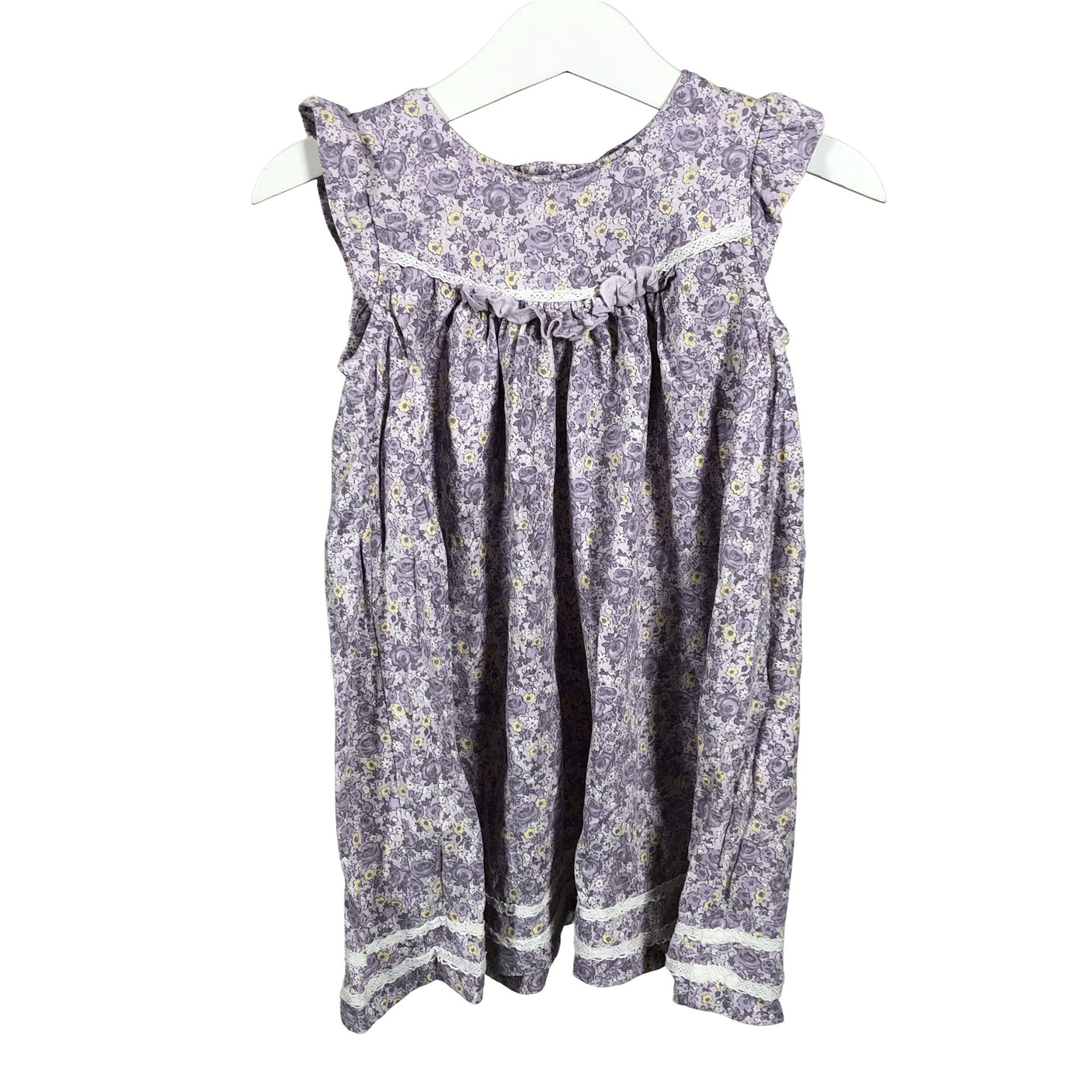 Tyttöjen Newbie - Trikoomekko, koko 92 - 98 - Violetti (1)