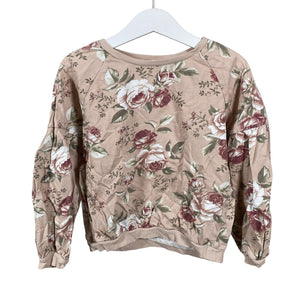 Tyttöjen Newbie - Collegepaita, koko 110 - 116 - Vaaleanpunainen (1)