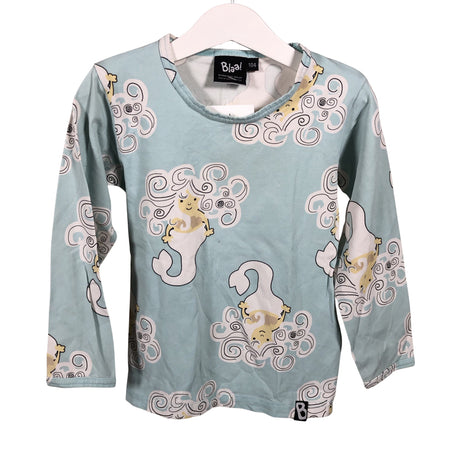Unisex Blaa - Trikoopaita, koko 98 - 104 - Vaaleansininen ()