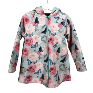 Tyttöjen Handmade - Softshell-takki, koko 122 - 128 - Vaaleansininen (1)