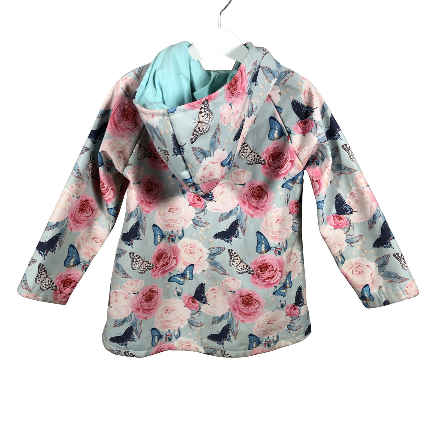 Tyttöjen Handmade - Softshell-takki, koko 122 - 128 - Vaaleansininen (2)
