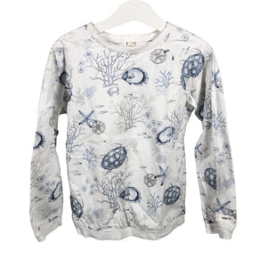 Unisex Newbie - Collegepaita, koko 110 - 116 - Valkoinen (1)