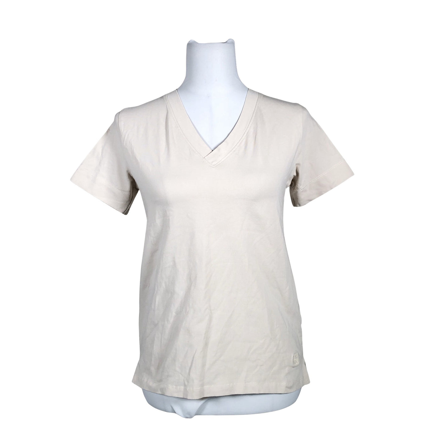 Naisten Claire.dk - T-paita, koko 36 - Beige (1)