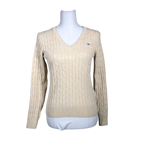Naisten Gant - Neulepaita, koko 34 - Beige ()