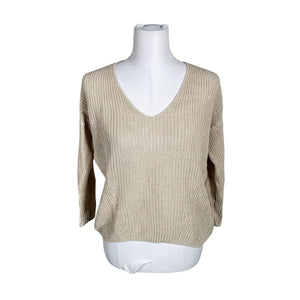 Naisten Part two - Neulepaita, koko 36 - Beige (1)