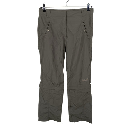 Naisten Jack Wolfskin - Kangashousut, koko 40 - Vihreä ()