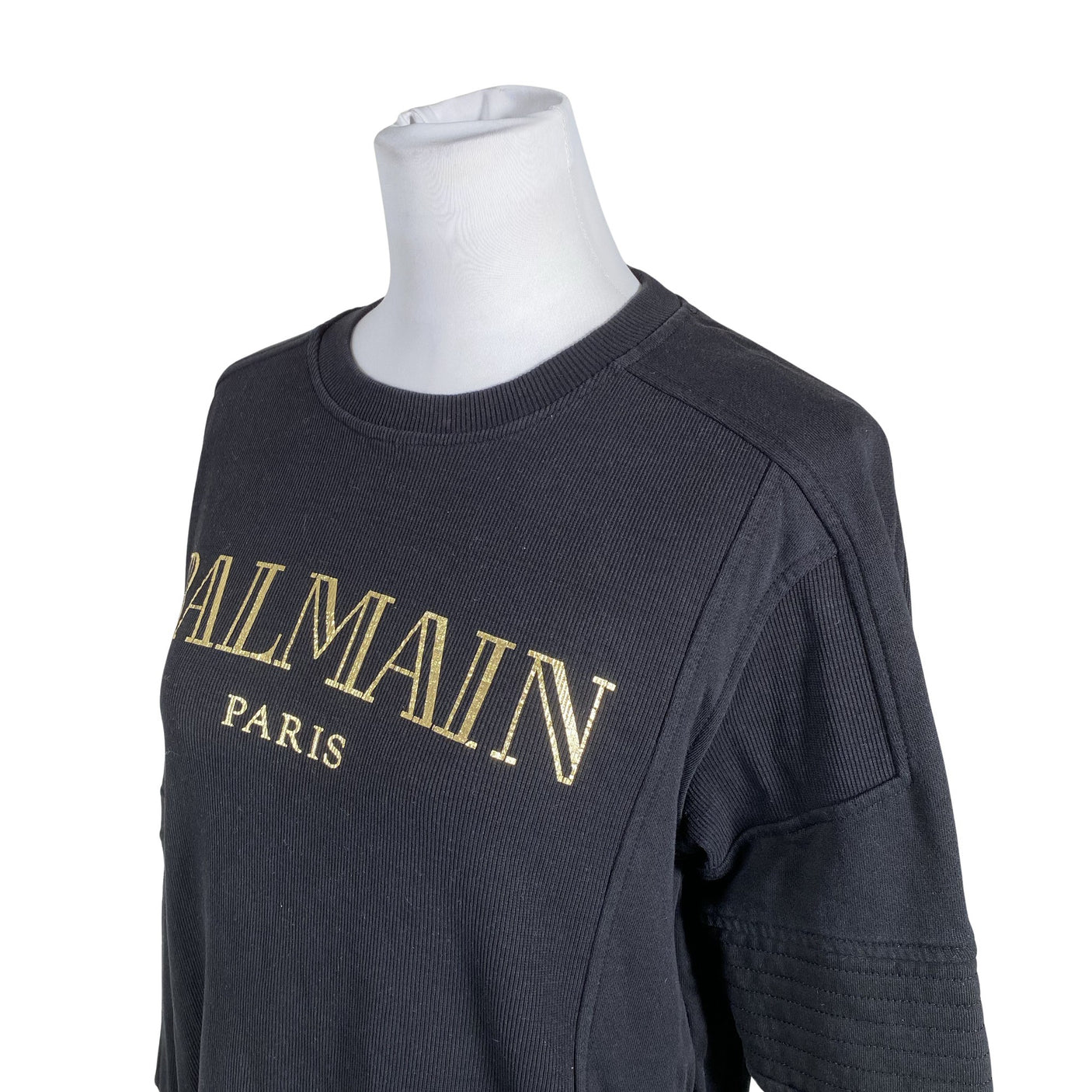 Naisten Balmain - Collegepaita, koko 38 - Musta (3)