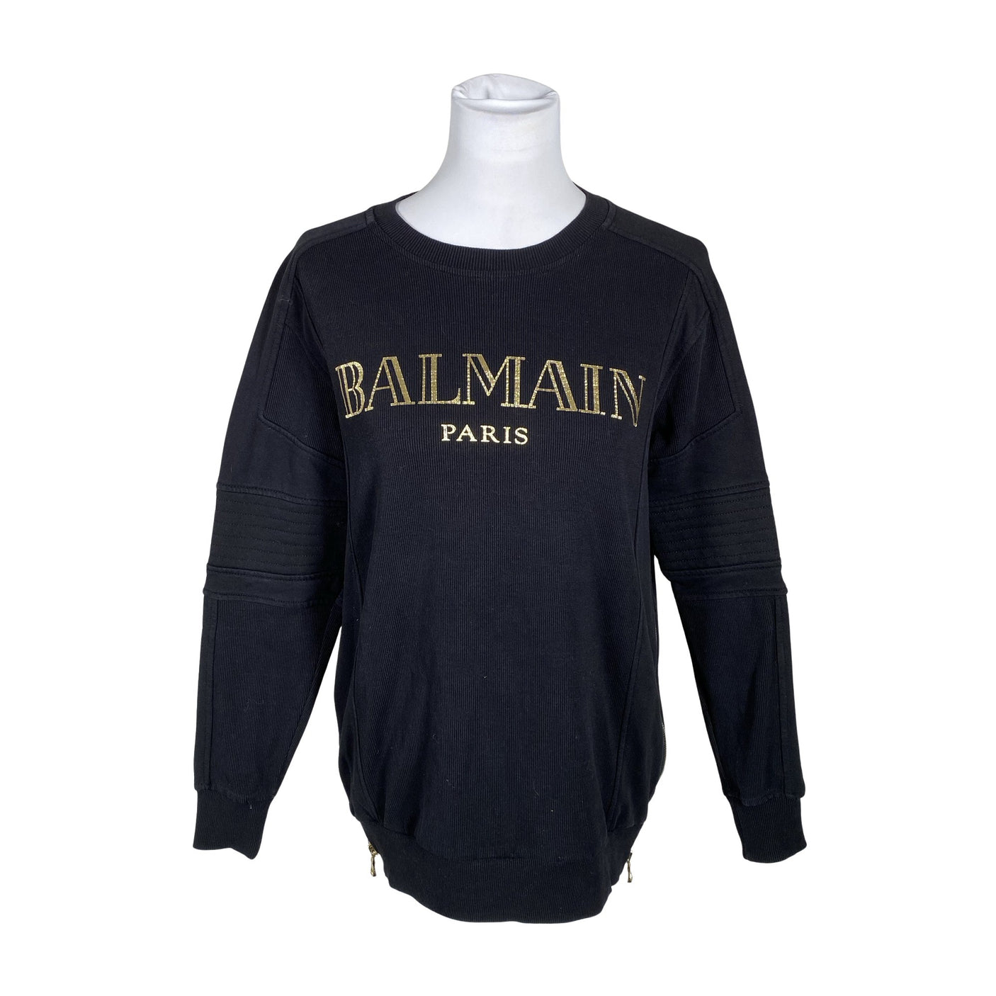 Naisten Balmain - Collegepaita, koko 38 - Musta (1)