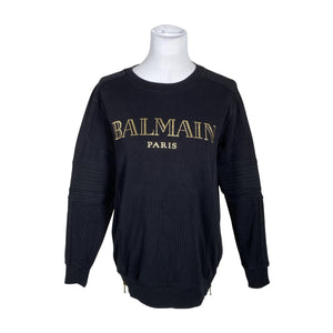 Naisten Balmain - Collegepaita, koko 38 - Musta (1)
