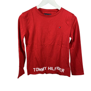 Unisex Tommy Hilfiger - Trikoopaita, koko 146 - 152 - Punainen (1)