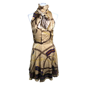 Naisten Ralph Lauren - Sifonkimekko, koko 36 - Beige (1)