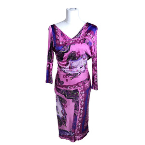 Naisten Versace Collection - Trikoomekko, koko 38 - Vaaleanpunainen (1)