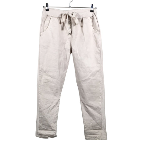 Naisten Perfect Jeans - Kangashousut, koko 40 - Beige ()