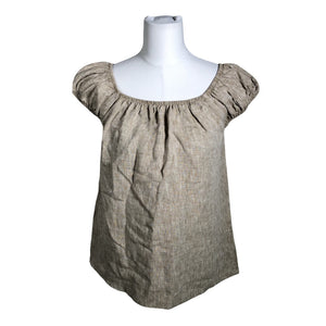 Naisten Bypias - Lyhythihainen pusero, koko 38 - Beige (1)