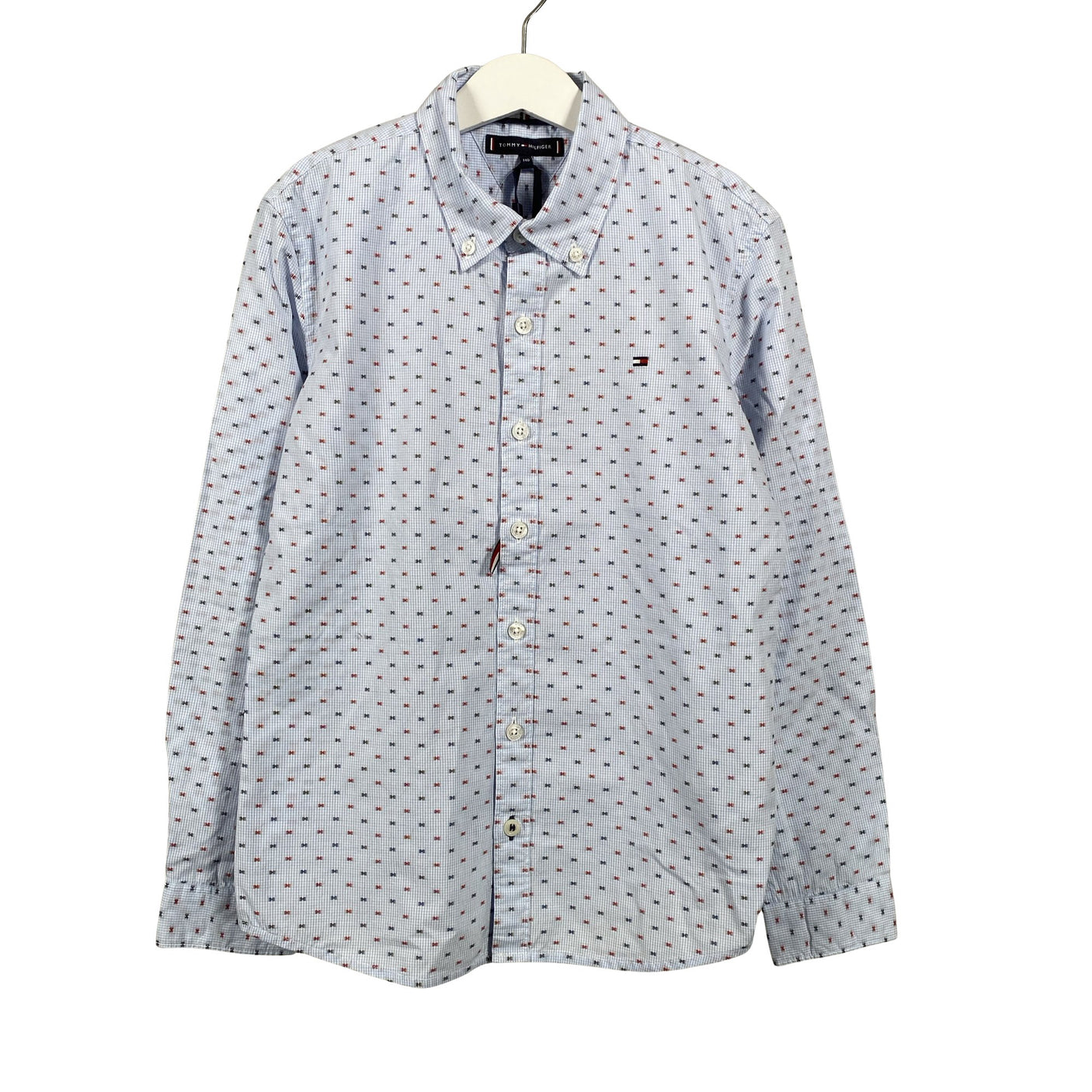 Poikien Tommy Hilfiger - Kauluspaita, koko 134 - 140 - Vaaleansininen (1)