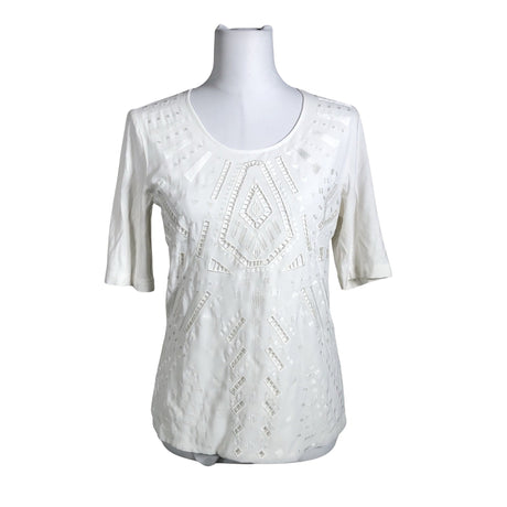 Naisten Gerry Weber - T-paita, koko 38 - Valkoinen ()