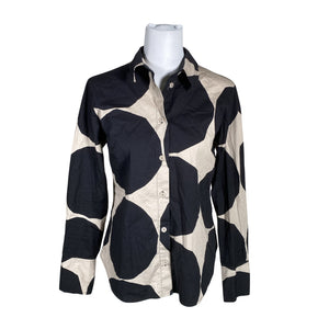 Naisten Marimekko - Kauluspaita, koko 40 - Musta (1)