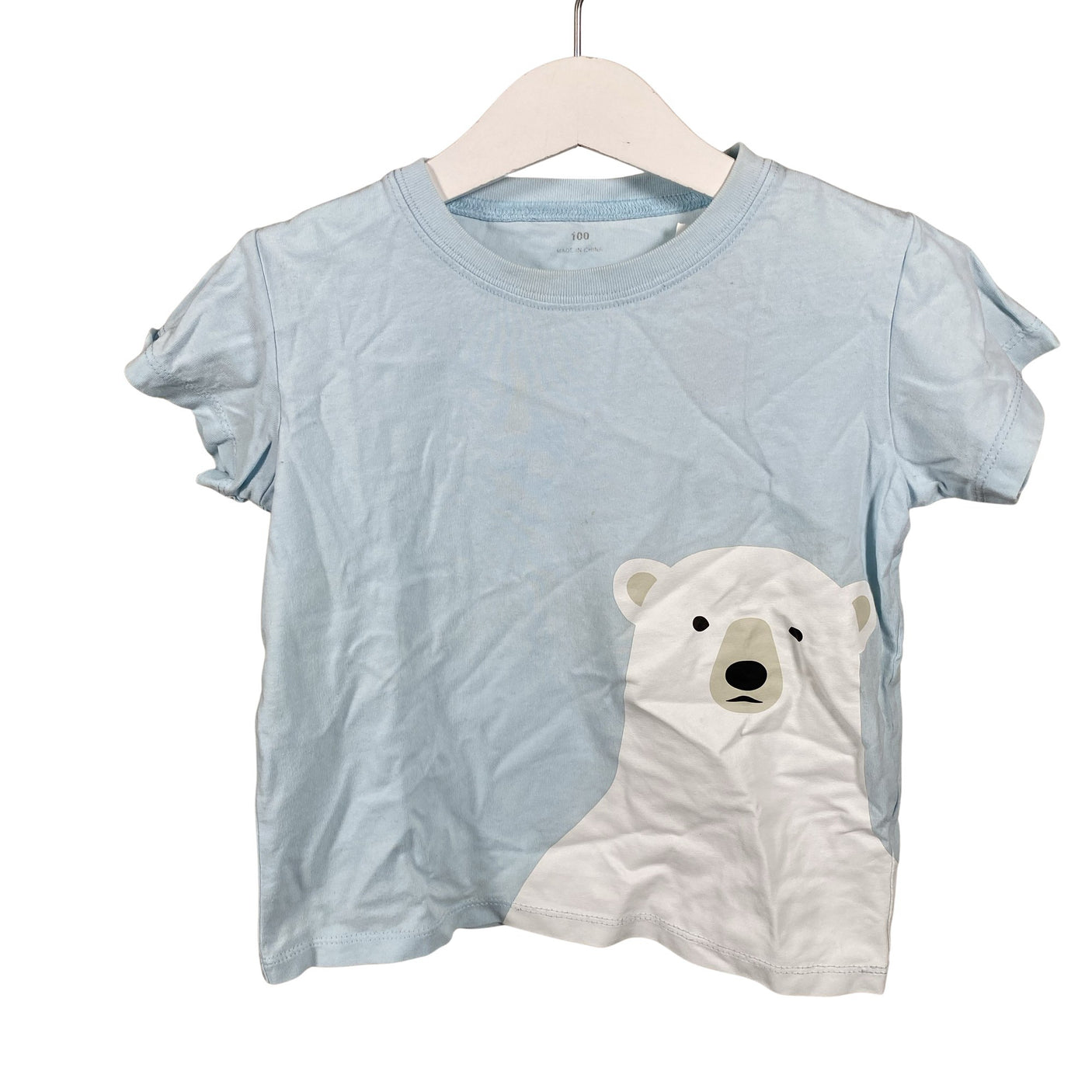 Unisex Muji - T-paita, koko 92 - 98 - Vaaleansininen (1)