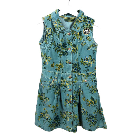 Tyttöjen Oilily - Kangasmekko, koko 116 - 122 - Turkoosi ()