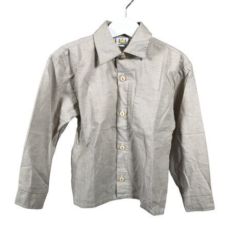 Unisex Kinderit - Kauluspaita, koko 98 - 104 - Beige ()